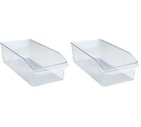 Wenko Organizador para nevera, M 31x15x9, 31x10x9,5 cm (Paquete de 2)
