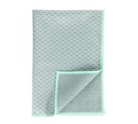 WENKO Paños de cocina Miko, set de 2 trapos de cocina de microfibra para secar y pulir sin dejar rayas, absorbente y de secado rápido de 80 % poliéster, 20 % poliamida, 40 x 60 cm, gris/verde