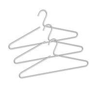 Wenko Percha, Aluminio, Plata Mate, 3x42x19 cm (Paquete de 3)