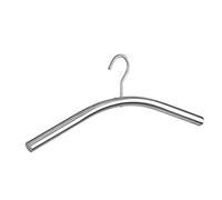 WENKO Percha Dry acero inox - percha para la ropa, Acero inoxidable, 45 x 17 x 2.2 cm, Plata mate