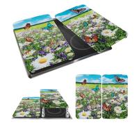 WENKO Placas protectoras para cocina Mod Prado de verano, ajustable en altura para todo tipo de cocinas, tabla de cortar y protector contra salpicaduras, vidrio, 30 x 52 cm, juego de 2