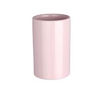 Wenko Polaris Vaso para Cepillos de Dientes, Cerámica, Rosa, 7x7x11 cm