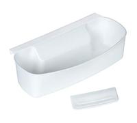 Wenko Recipiente para Recoger Las basuras - con rasqueta, Polipropileno, 32.5 x 9 x 17.5 cm, Blanco