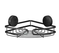 Wenko Rinconera Static-Loc Plus Pavia, negro, Metal, 27 x 9 x 20 cm