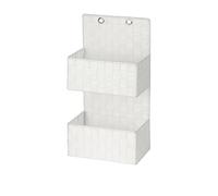 Wenko Set Estante de baño 2 Uds. Blanco