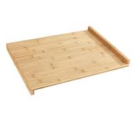 WENKO Tabla de cortar de bambú - Tabla de cocina con labio estabilizador, Bambú, 45 x 1.5 x 35 cm, Marrón
