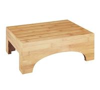 Wenko Taburete de Bambú, Para el Baño o la Cocina, Taburete Para Plantas, 40 x 15 x 30 cm, Natural