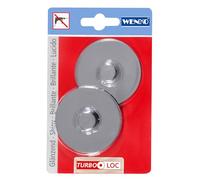 Wenko Turbo-Loc Adaptador - Fijar sin taladrar, plástico, 6 x 1.4 x 6 cm, Cromo