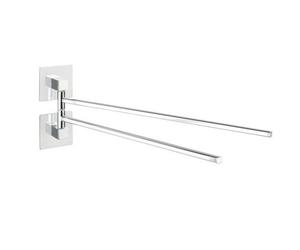 Wenko Turbo-Loc Quadro Ed. toallero plata 23852800