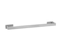 Wenko Turbo-Loc UNO Genova - Toallero de baño (60 cm, Acero Inoxidable, 61 x 4,4 x 7,6 cm)