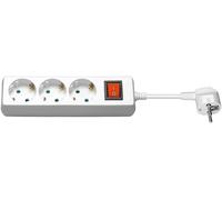Wentronic - regleta de enchufes con interruptor (3 enchufes de segurid