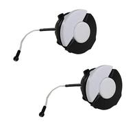 Wenxiaw 2 Piezas Tapas de Depósito de Gasolina y Aceite para Motosierras STIHL, Compatible con Modelos MS250, MS260,MS361, MS381, MS460 - Tapa de Combustible y Tanque de Aceite de Repuesto