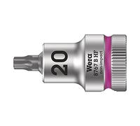 Wera 05003061001 8767 B HF Vaso de punta Zyklop TORX® con arrastre de 3/8" con función de retención, TX 20 x 35 mm, TX 20 x 35 mm