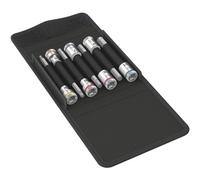 Wera Juego de vasos Zyklop 8740 B HF – 3/8" retención para hexágono interior, 7 piezas