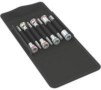 Wera 05003181001 8740 B HF Imperial 1 Juego de vasos de punta Zyklop, de arrastre de 3/8“, con función de retención para tornillos de hexágono interior, 7 piezas, 3/8", Juego de 7 piezas