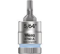 Wera 05003380001 8740 A Zyklop vaso de punta hexagonal con arrastre de 1/4", 5/64", 5/64"