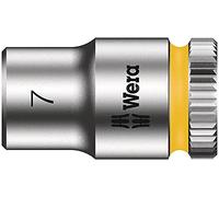 Wera 05003506001 Llave de Vaso con Arrastre, 1/4", 7 mm