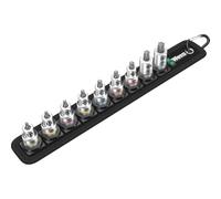 Wera 05003972001 Belt B 3 TORX® HF Juego de vasos Zyklop TORX®, con función de retención, de arrastre de 3/8", 9 piezas, 3/8", Juego de 9 piezas