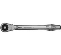 Wera 05004003001 Carraca 8003 A Zyklop Metal, con cuadradillo pasante de 1/4", 1/4 pulgada x 141.0 mm