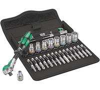 Wera Juego de llaves de carraca 8100 SA 6 Zyklop – 28 piezas, 1/4" Multicolor