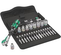 Wera Set de carracas 05004019001 - cuadradillo pasante, 28 piezas, 1/4"