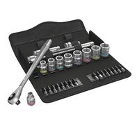 Wera 05004047001 8100 Sb 7 Zyklop Metal Trinquete Set - Push-Through Square
