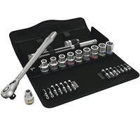 Wera 8100 Sc 8 Zyklop Metal Ratchet Set Negro,Plateado