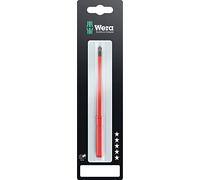 Wera 05004448001 Kraftform Kompakt VDE 65 iS PZ/S SB, Varilla de destornillador aislada, Pozidriv/Ranura, # 2 x 154 mm