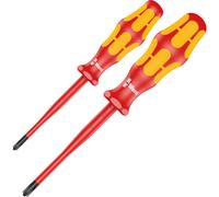 Wera 05006470001 165 Is Pz / S #1 + 2 Destornillador De Kraftform Plus Serie 100