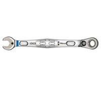 Wera 05020075001 Llaves Combinadas con Carraca, Palanca de Inversión de Giro, 1/5", 144 mm