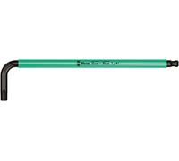 Wera 05022636001 Llave Acodada Métrica, Multicolor, 1/4"