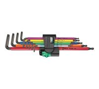 Wera – Juego de llaves acodadas – WERA-05024480001-967/9 – TORX XL Multicolour – Versión larga