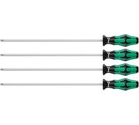 Wera - Juego de destornilladores Torx 05028074001 - 4 piezas, retención con varillas 300 mm