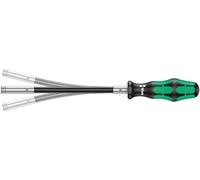Wera Destornillador porta-puntas 393 S (05028161001) extra fino con vástago flexible 1/4" x 173.5 mm