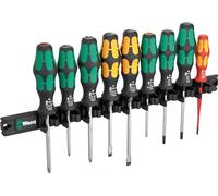 Wera 05051012001 9650 Tira magnética Juego de destornilladores Kraftform, 10 piezas