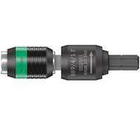 Wera 05052501001 889/4/1 F Porta-puntas Rapidaptor de giro libre para destornilladores dinamométricos con mango de pistola, 1/4" x 64 mm