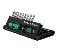 Wera Destornillador con surtido de puntas Kraftform Kompakt 10, 10 piezas