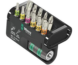 Wera - 05057435001 - Surtido de puntas, Bit-Check 12 Wood TX HF 1, 12 piezas