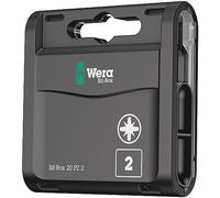 Wera Bit-Box 05057760001 – Puntas Pozidriv PZ2 2 x 25 mm, 20 piezas