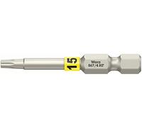 Wera - 05060507001 - Punta con función de retención, 867/4 TORX® HF Puntas con sistema de retención, TX 15 x 50 mm