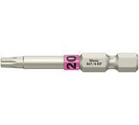 Wera - 05060508001 - Punta con función de retención, 867/4 TORX® HF Puntas con sistema de retención, TX 20 x 50 mm