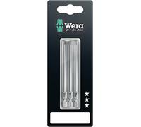 Wera - 05073473001 - Puntas TORX®, 867/4 Puntas Z SB, TX 25 x 89 mm, 3 piezas