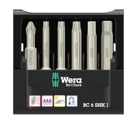 Wera 05073631001 Bit-Check 6 SHK 1 SB, 6 piezas