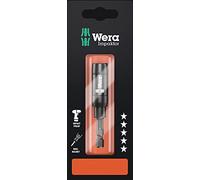 Wera Porta-puntas 05073990001 con anillo de retención e imán anular 1/4" 75 mm
