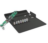 Wera Juego de llaves dinamométricas Safe-Torque A 05075830001 con arrastre de cuadradillo de 1/4" 2-12 Nm 10 piezas Negro-verde