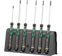 Wera 05118152001-2035/6 B Juego de destornilladores para usos electrónicos + Bandeja, 6 piezas