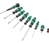 Wera 05134029001 9528 Ball-Grip Set 2, juego de destornilladores, 9 piezas