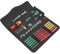 Wera Juego de herramientas Kraftform Kompakt W 2 con mango y varillas Tri-wing 35 piezas