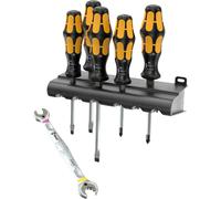 Wera 05136079001 Set 2 Chiseldriver + Llaves Fijas Dobles 6 Piezas