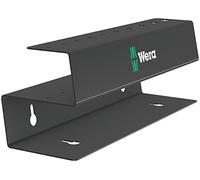 Wera 05136424001 9604 Soporte metálico para hasta 7 destornilladores de mango en T de hexágono interior de Wera, 214 x 78 mm, Negro